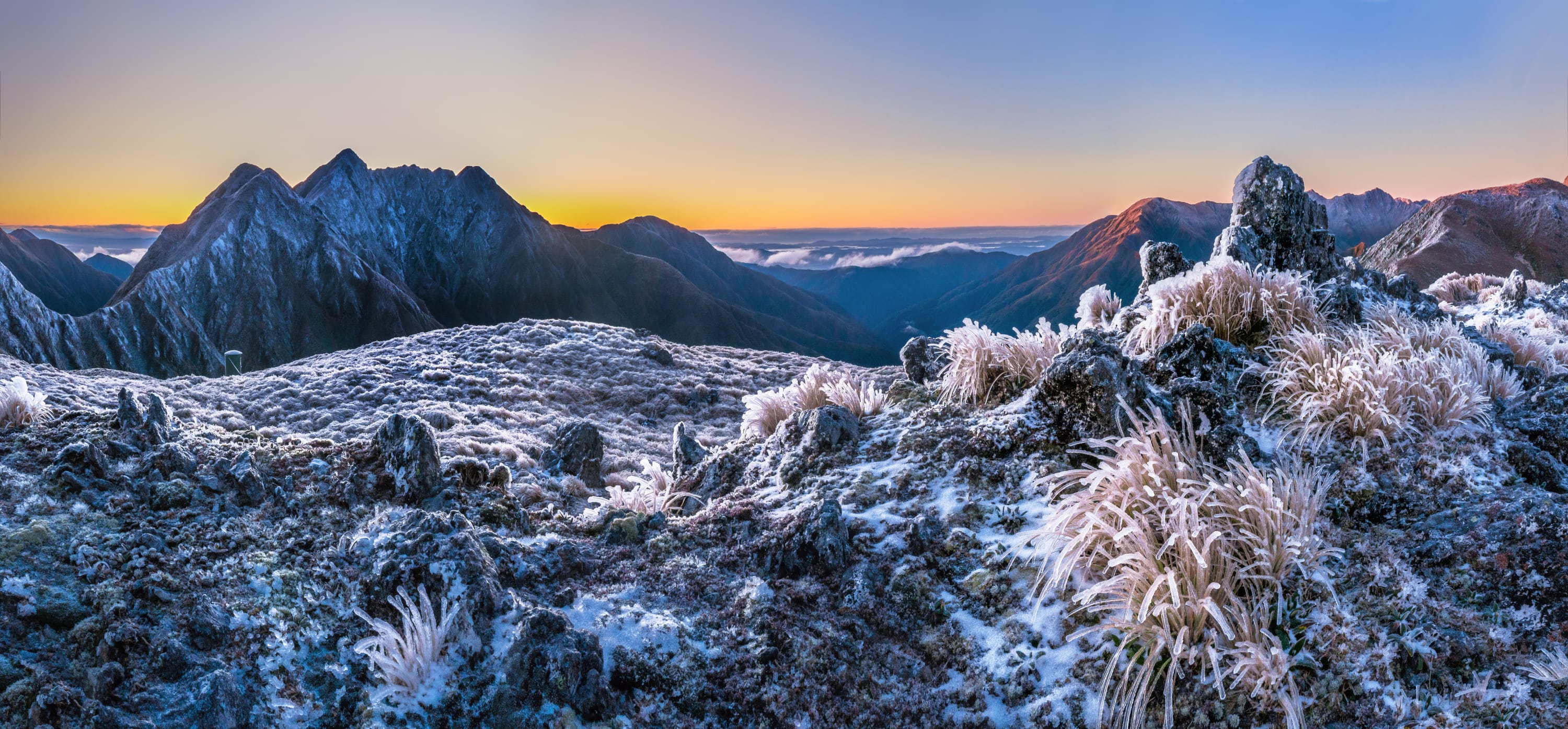 Photographic locations worth sweating for: Arete Hut, Tararua Ranges
